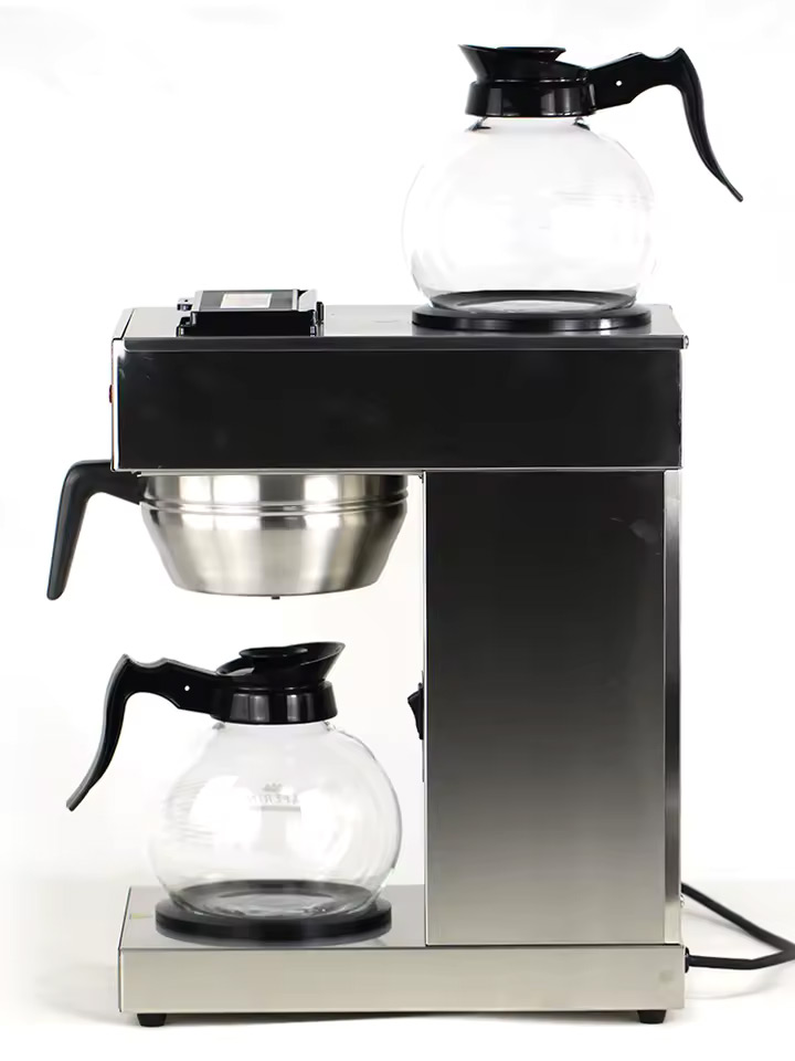 Caferina Commercial Drip Coffee Brewer with two Pot - Thumbnail 3