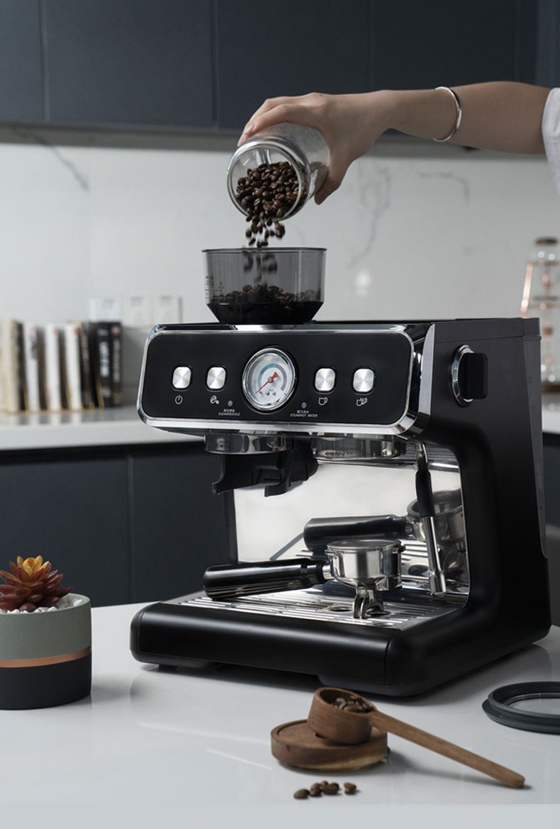 Bean-to-cup Semi- automatic Espresso Coffee Machine - Thumbnail 3