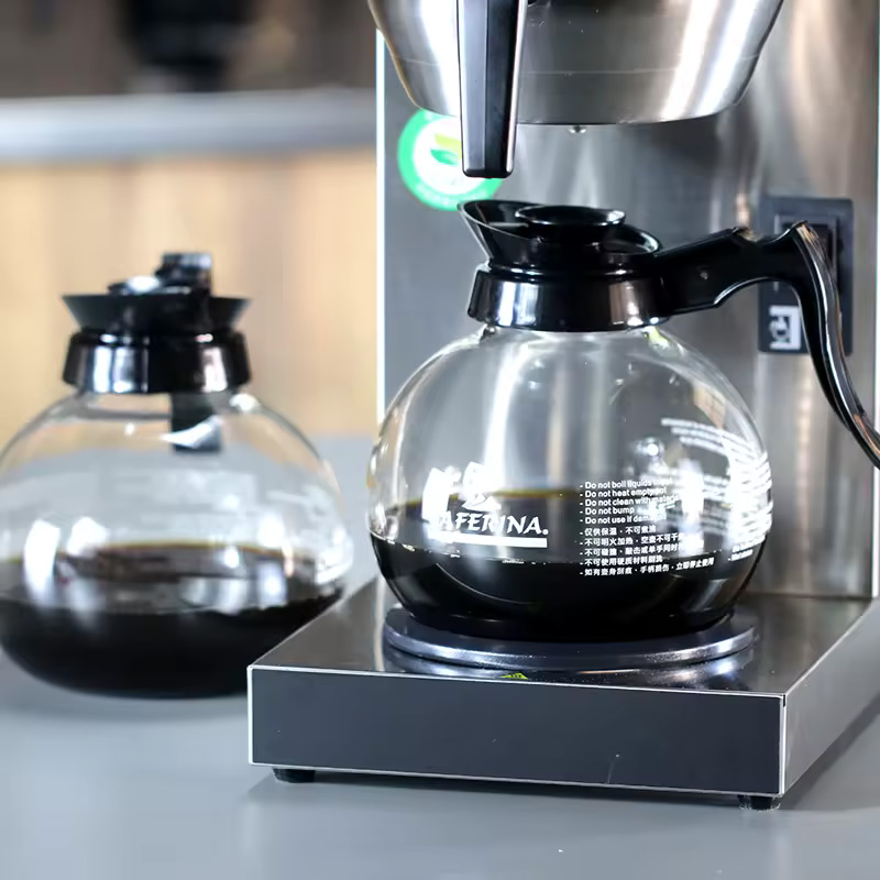 Caferina Commercial Drip Coffee Brewer with two Pots - Thumbnail 3
